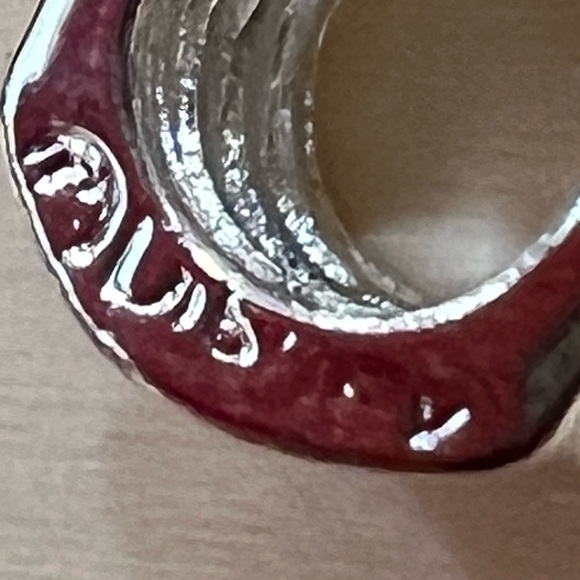 Chamilia Mickey Mouse 925 Sterling Silver Green Cubic Zirconia Charm Bead - Picture 9 of 10